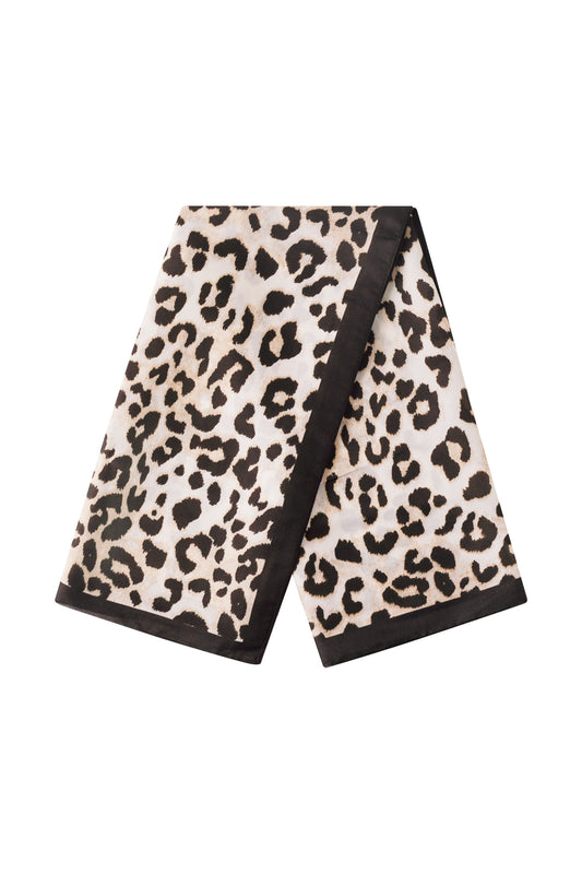 (per stuk) Bandana sjaal leopard - 70x70cm
