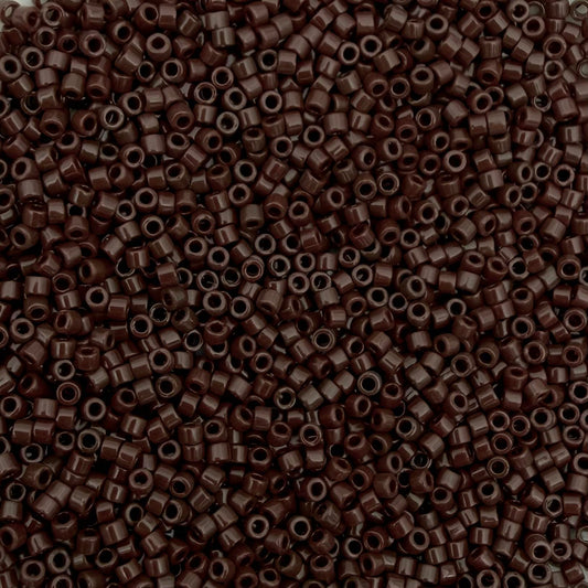 3gram Miyuki delica 11/0 Opaque chocolate - 734