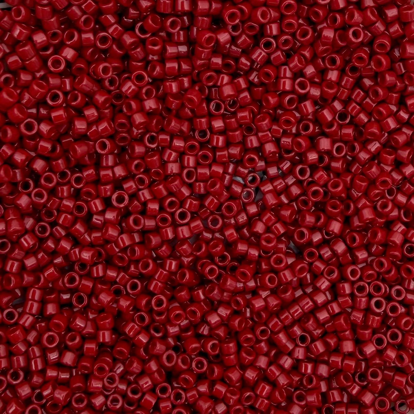 3gram Miyuki delica 11/0 Duracoat opaque dyed garnet red - 2354