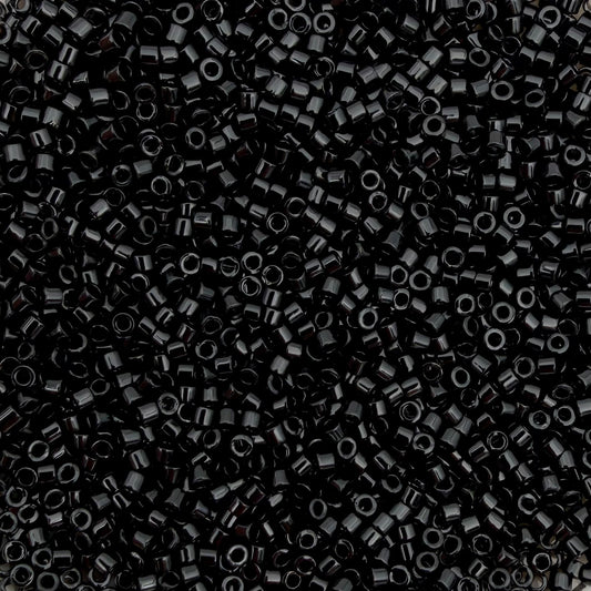 3gram Miyuki delica 11/0 Opaque black - 10