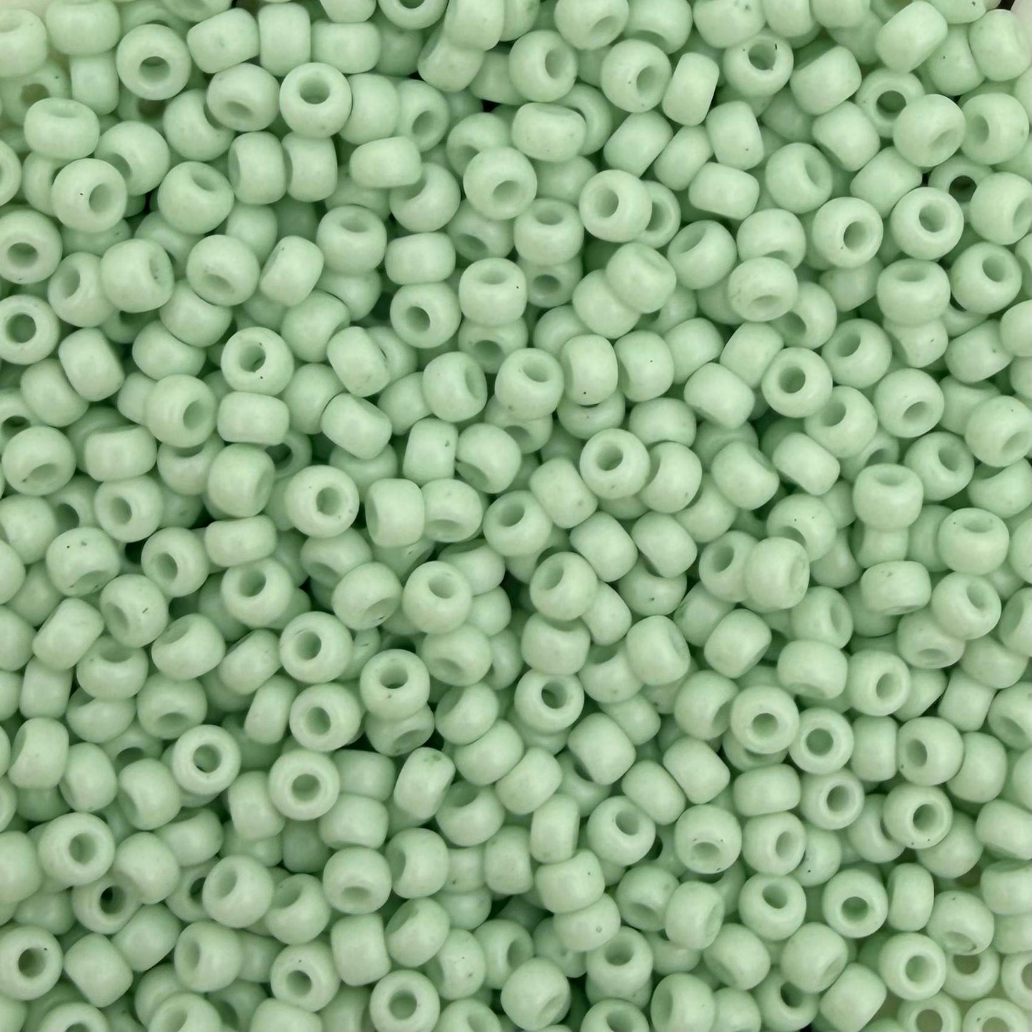 5gram Miyuki rocailles 8/0 (3mm) Opaque light mint - 3318