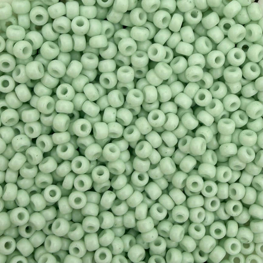 5gram Miyuki rocailles 8/0 (3mm) Opaque light mint - 3318