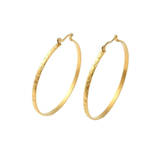 Small hoops oorbel goud