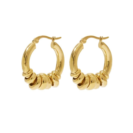 Hoops mini hoops oorbel goud