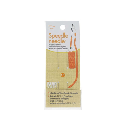 2 stuks Beadsmith Speedle Needle - 7,6cm
