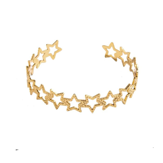 Star bangle goud