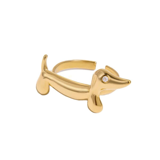 Dog ring goud