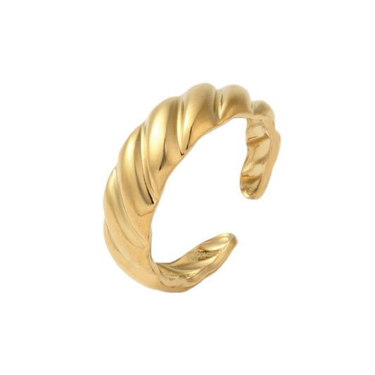 Twisted ring goud