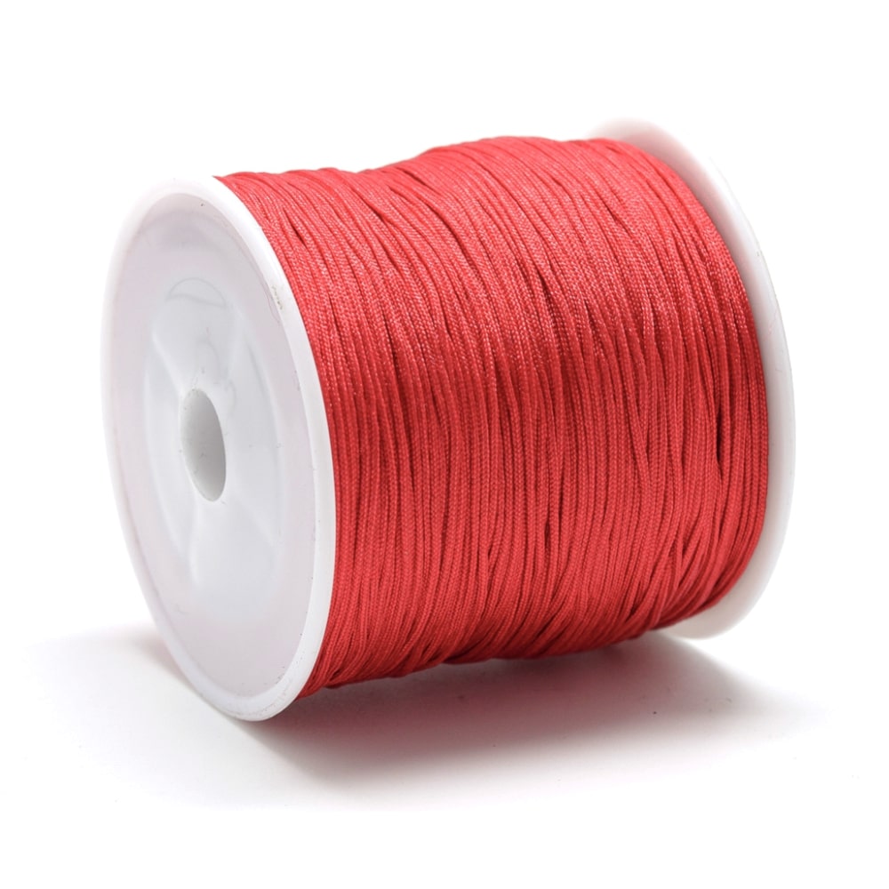5 meter rol Macramé draad rood - 0,8mm