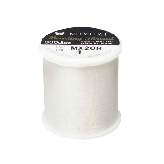 50 meter Miyuki beading draad wit - 0,2mm
