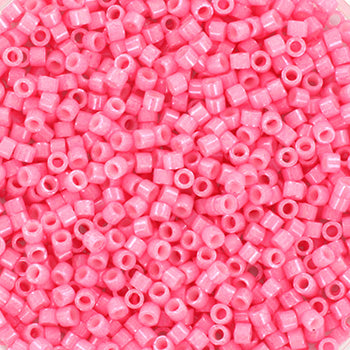 3gram Miyuki delica 11/0 Opaque dyed carnation pink - 1371