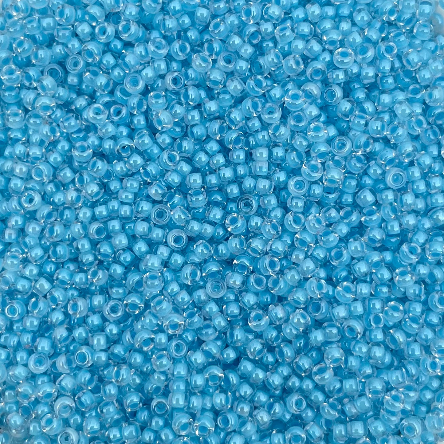 5gram Miyuki rocailles 11/0 (2mm) Luminous turquoise - 4300
