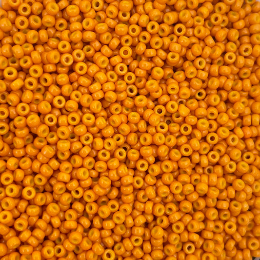 5gram Miyuki rocailles 11/0 (2mm) Duracoat opaque kumquat - 4454