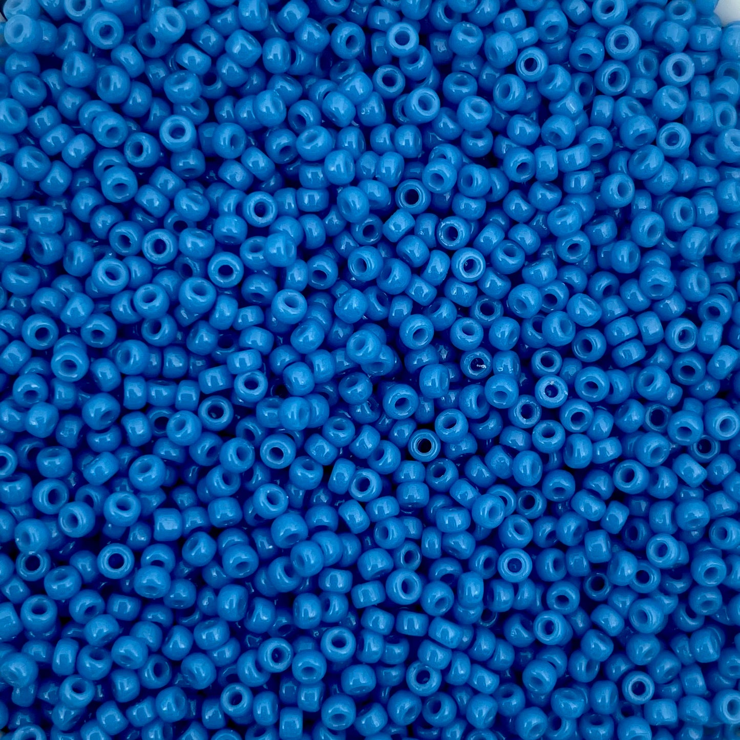 5gram Miyuki rocailles 11/0 (2mm) Duracoat opaque delphinium - 4484