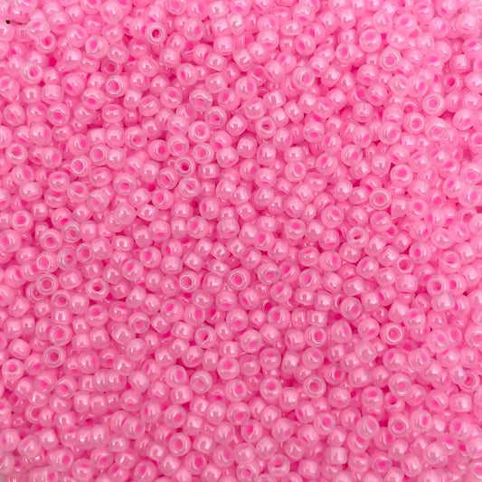 5gram Miyuki rocailles 11/0 (2mm) Ceylon soft baby pink - 518