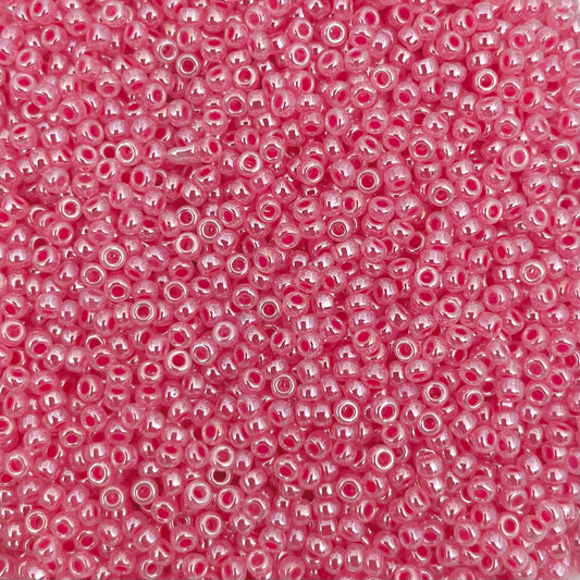 5gram Miyuki rocailles 11/0 (2mm) Ceylon carnation pink - 535