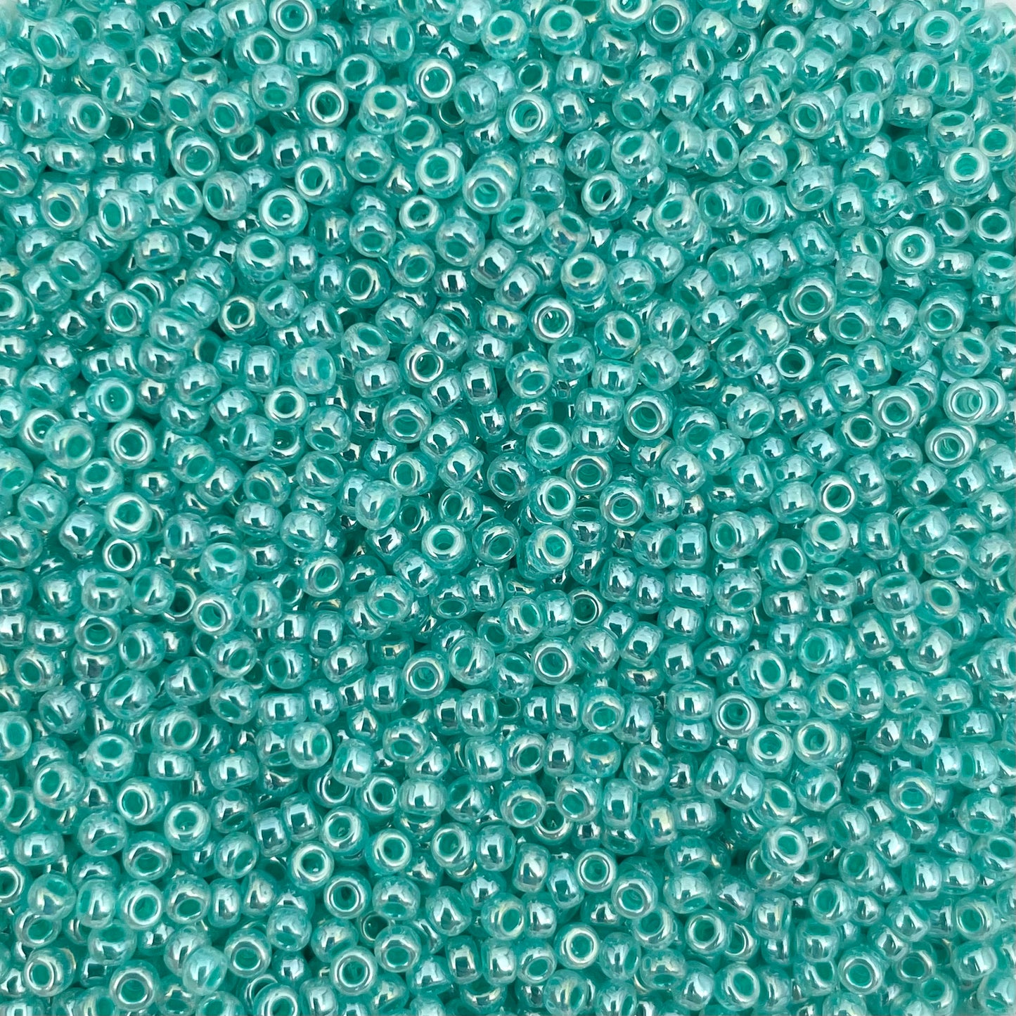 5gram Miyuki rocailles 11/0 (2mm) Ceylon aqua green - 536