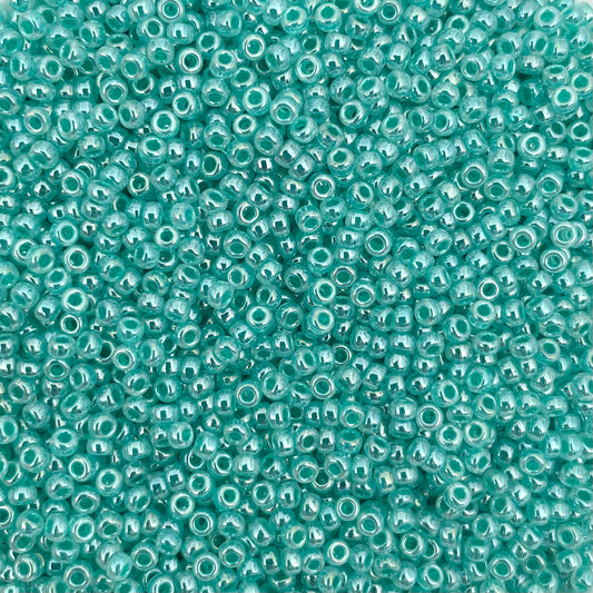5gram Miyuki rocailles 11/0 (2mm) Ceylon aqua green - 536