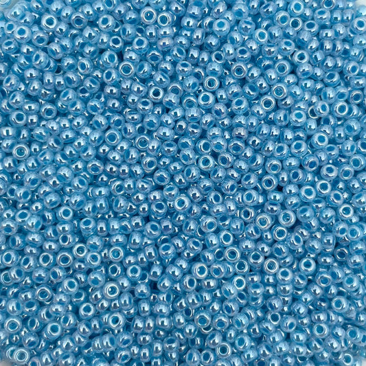 5gram Miyuki rocailles 11/0 (2mm) Ceylon blue - 537