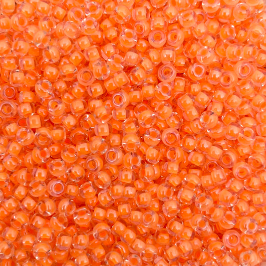 5gram Miyuki rocailles 8/0 (3mm) Luminous soft orange - 4298
