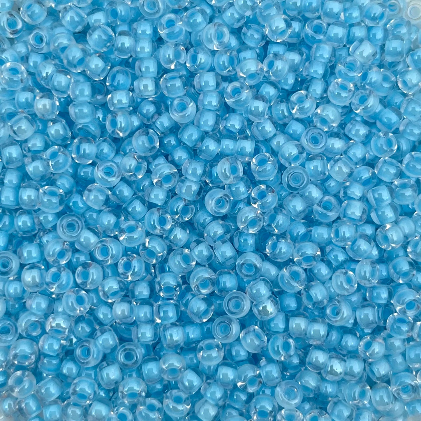 5gram Miyuki rocailles 8/0 (3mm) Luminous turquoise - 4300