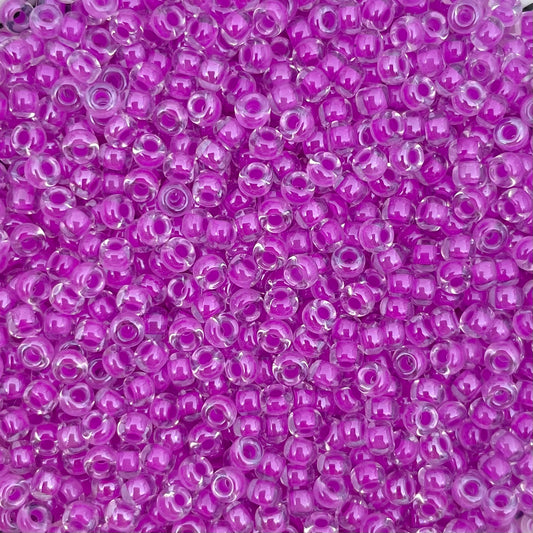 5gram Miyuki rocailles 8/0 (3mm) Luminous purple lila - 4303