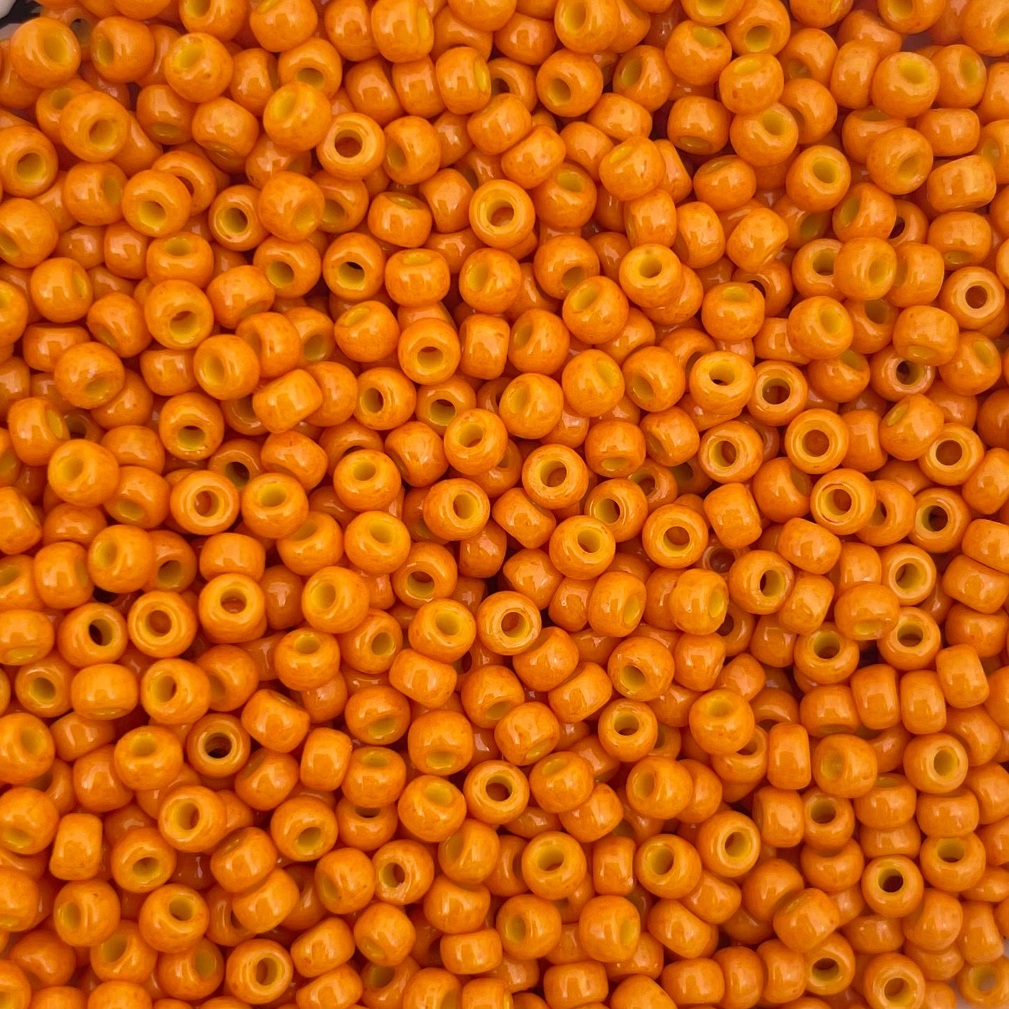 5gram Miyuki rocailles 8/0 (3mm) Duracoat opaque kumquat - 4454