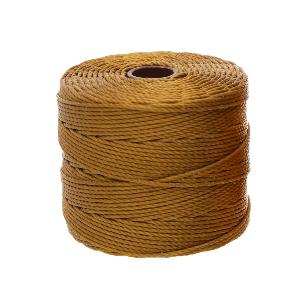 70 meter S-Lon koord Tex 210 geelbruin - 0,5mm