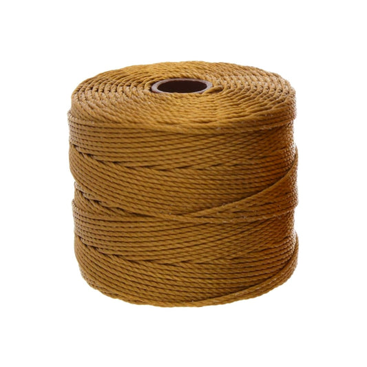 70 meter S-Lon koord Tex 210 geelbruin - 0,5mm