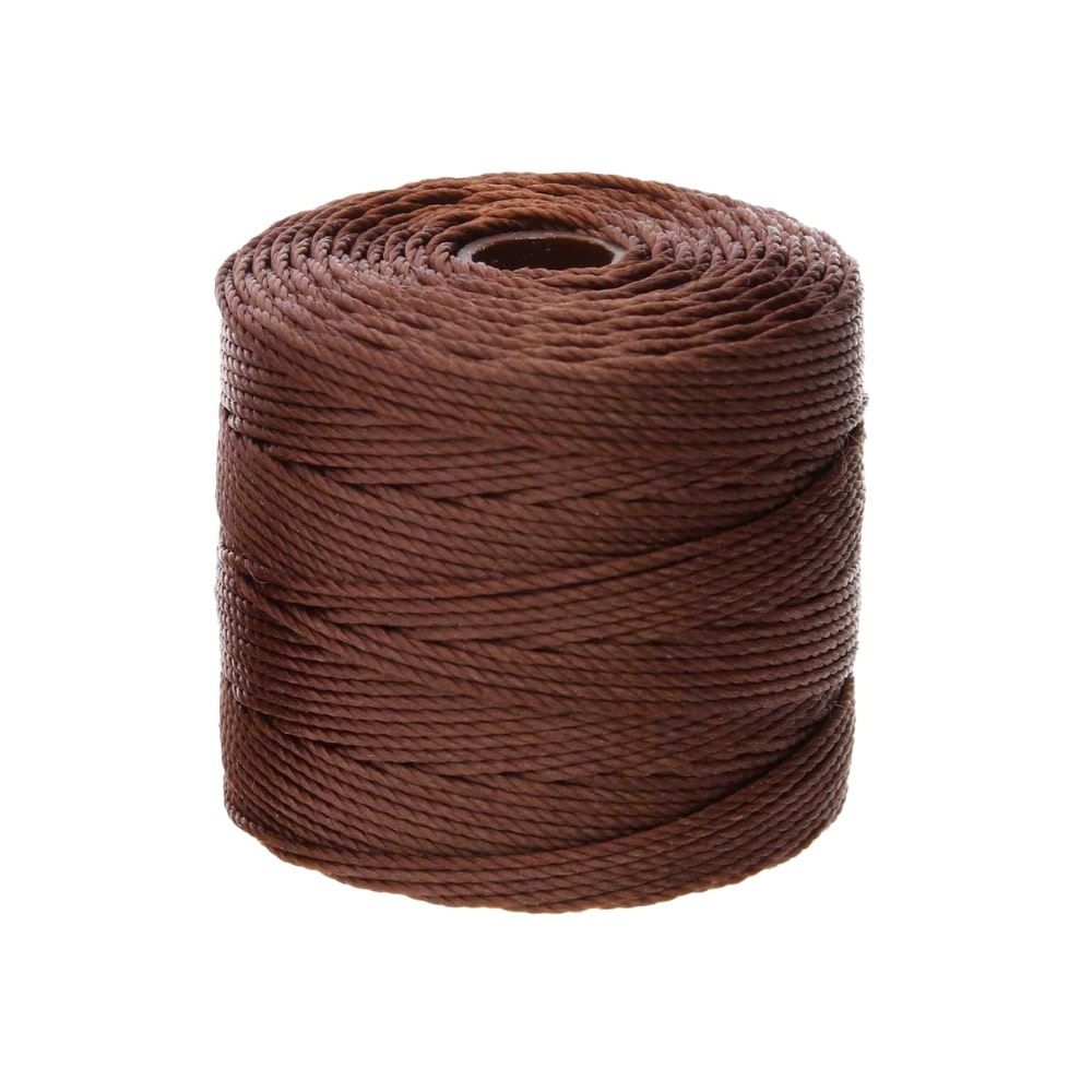 70 meter S-Lon koord Tex 210 koffiebruin - 0,5mm
