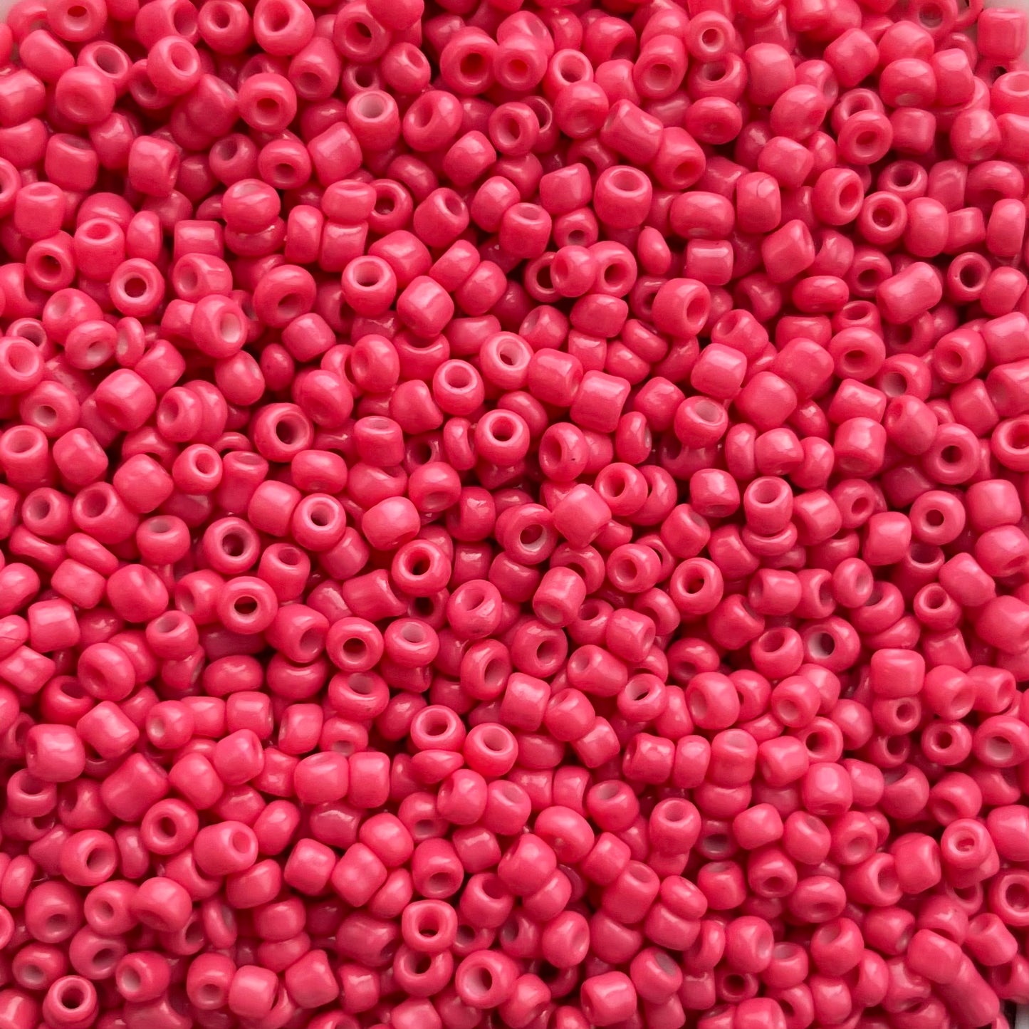 7gram Rocailles kraal diep roze - 2mm