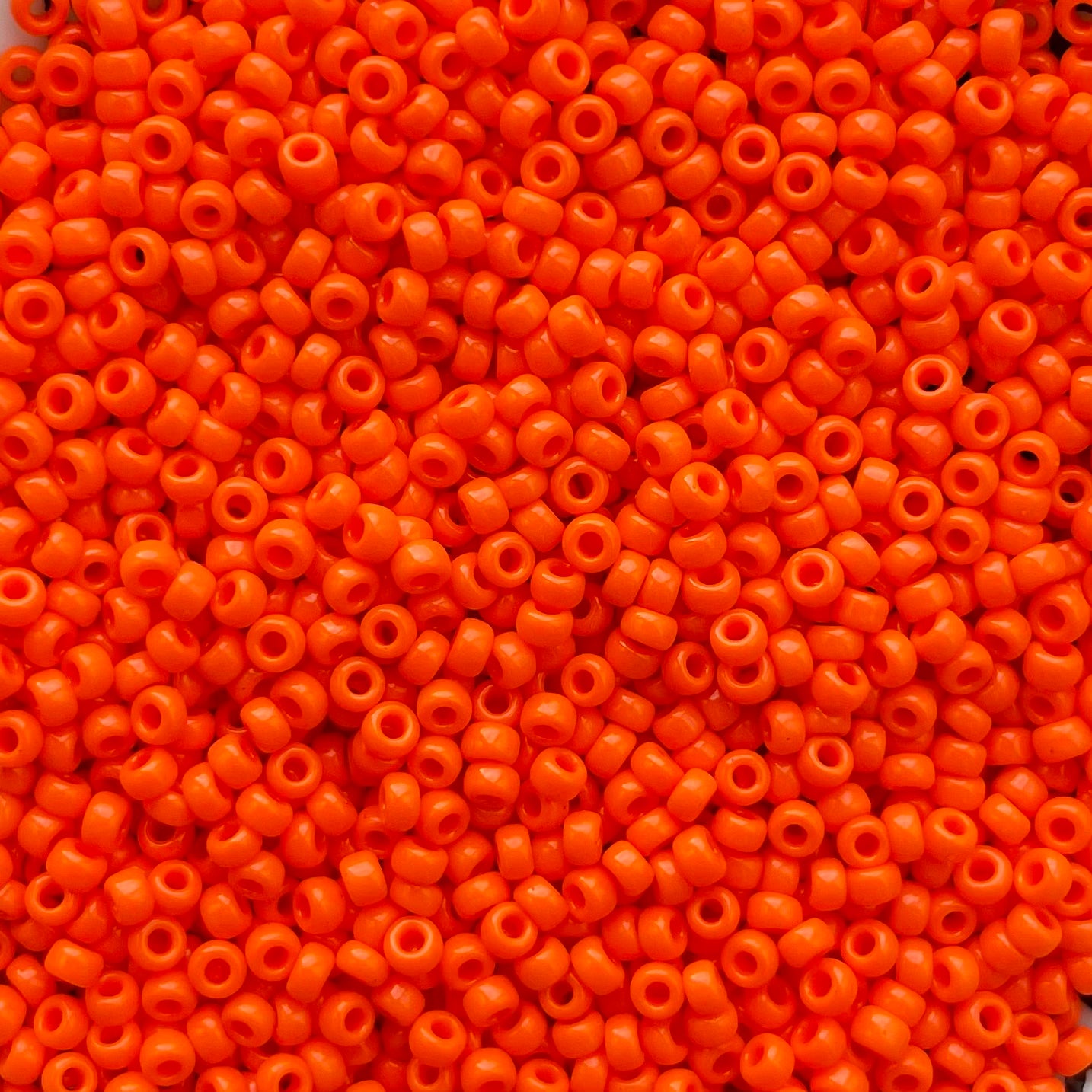 5gram Miyuki Rocailles 11/0 (2mm) Opaque orange - 11-406