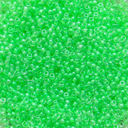 5gram Miyuki Rocailles 11/0 (2mm) Luminous green - 11-1120