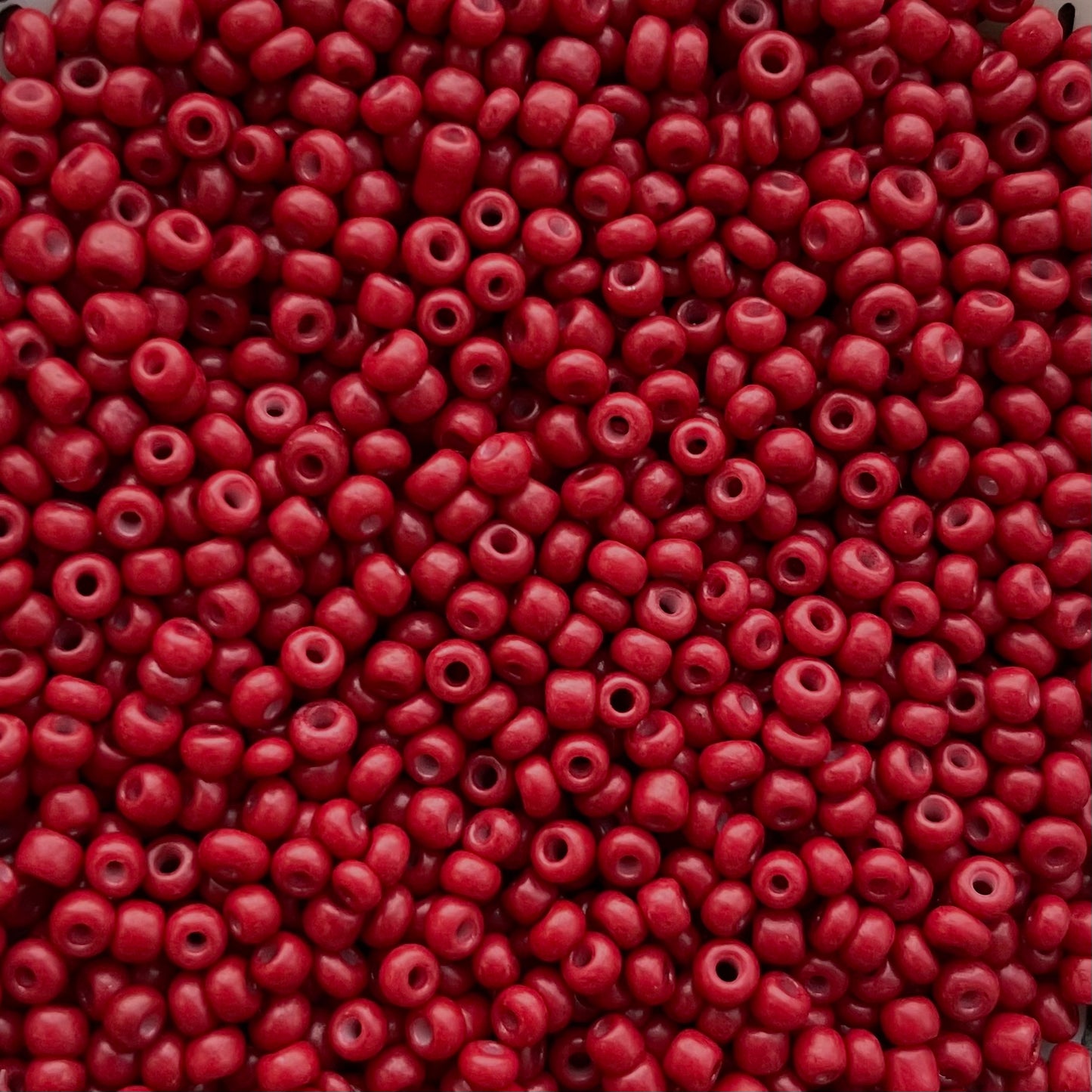 7gram Rocailles kraal bordeaux rood - 2mm