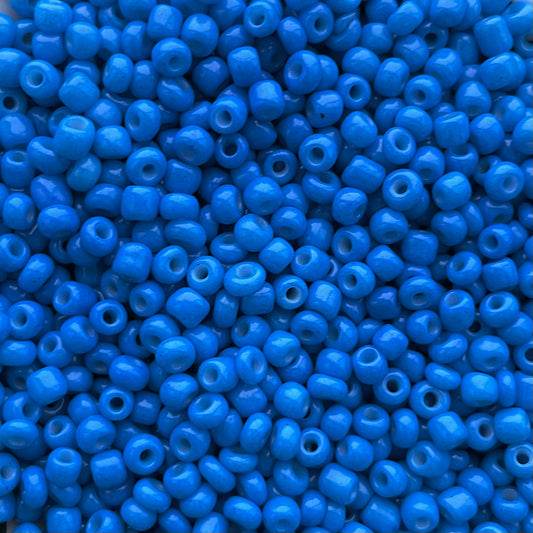 7gram Rocailles kraal donker blauw - 3mm