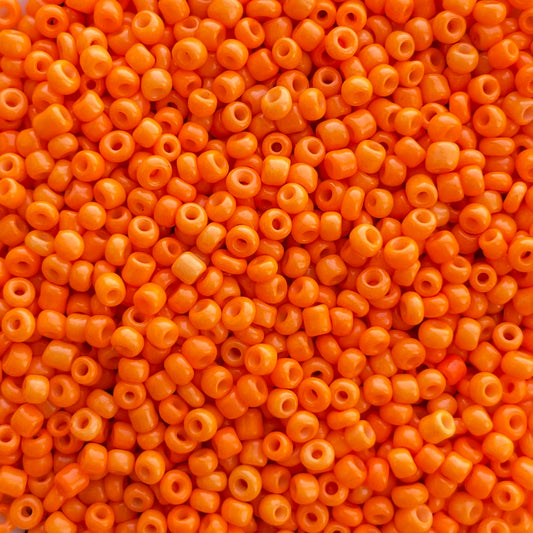 7gram Rocailles kraal oranje - 2mm