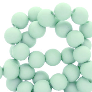100 stuks acryl kralen groen blauw - 4mm